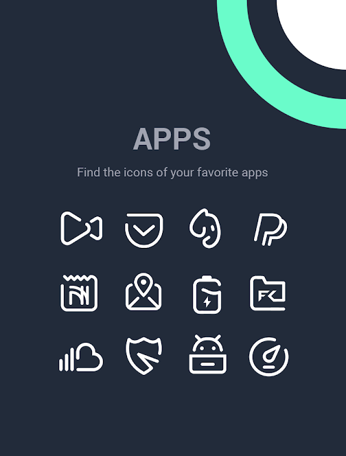 Linebit Light Icon Pack v1.4.8 (Patched) APK