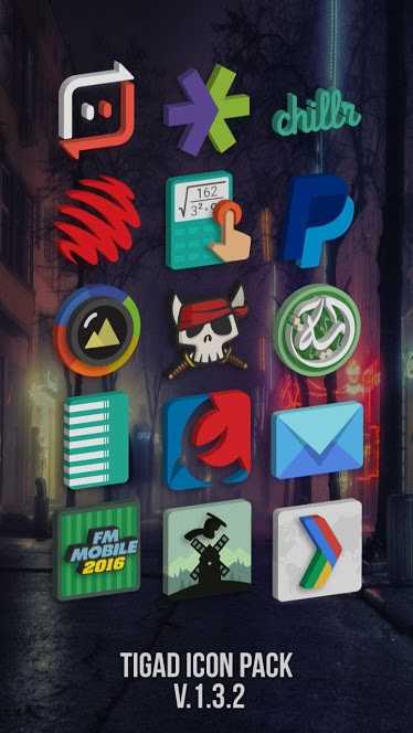 Tigad Pro Icon Pack v2.9.3 (Paid) Apk