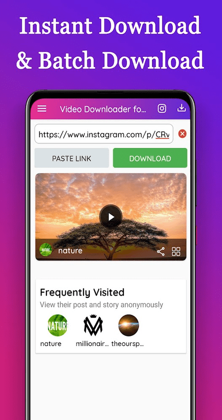 Pro Video Downloader for Instagram v3.9 (Patched) APK