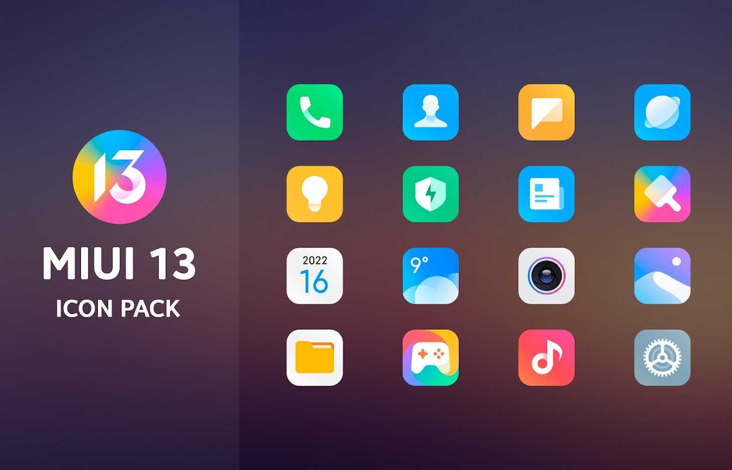Mi13 – Icon Pack v1.0 Patched APK
