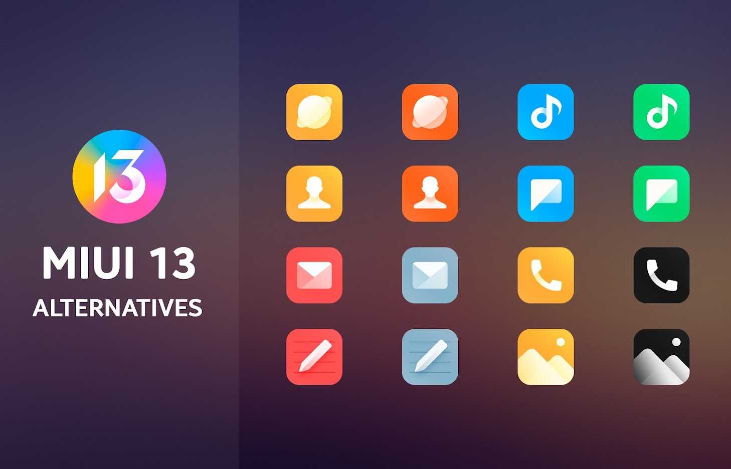 Mi13 – Icon Pack v1.0 Patched APK